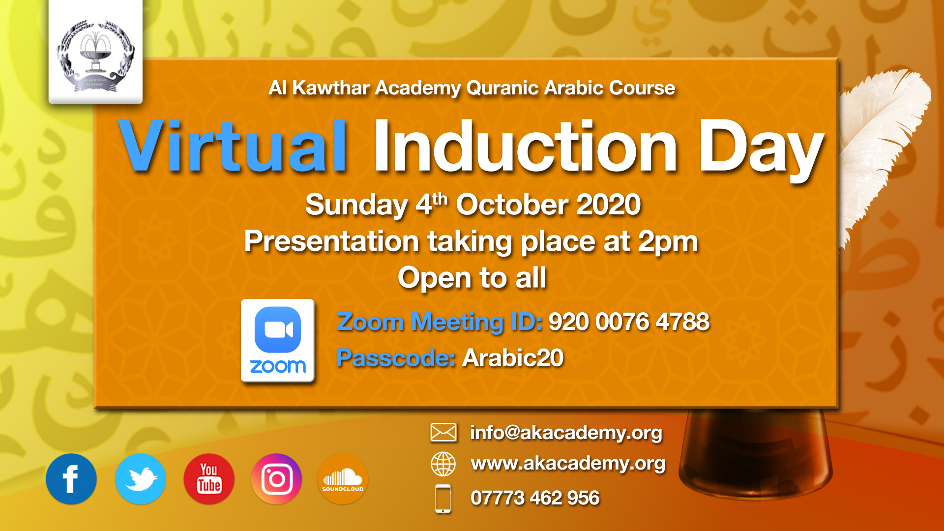 Virtual Induction Day